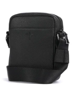 Cardona Rafael Umhängetasche genarbtes Leder schwarz