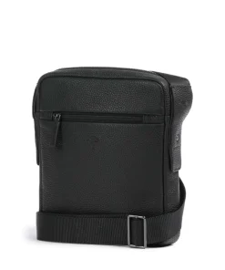 Cardona Remus Umhängetasche genarbtes Rindsleder schwarz
