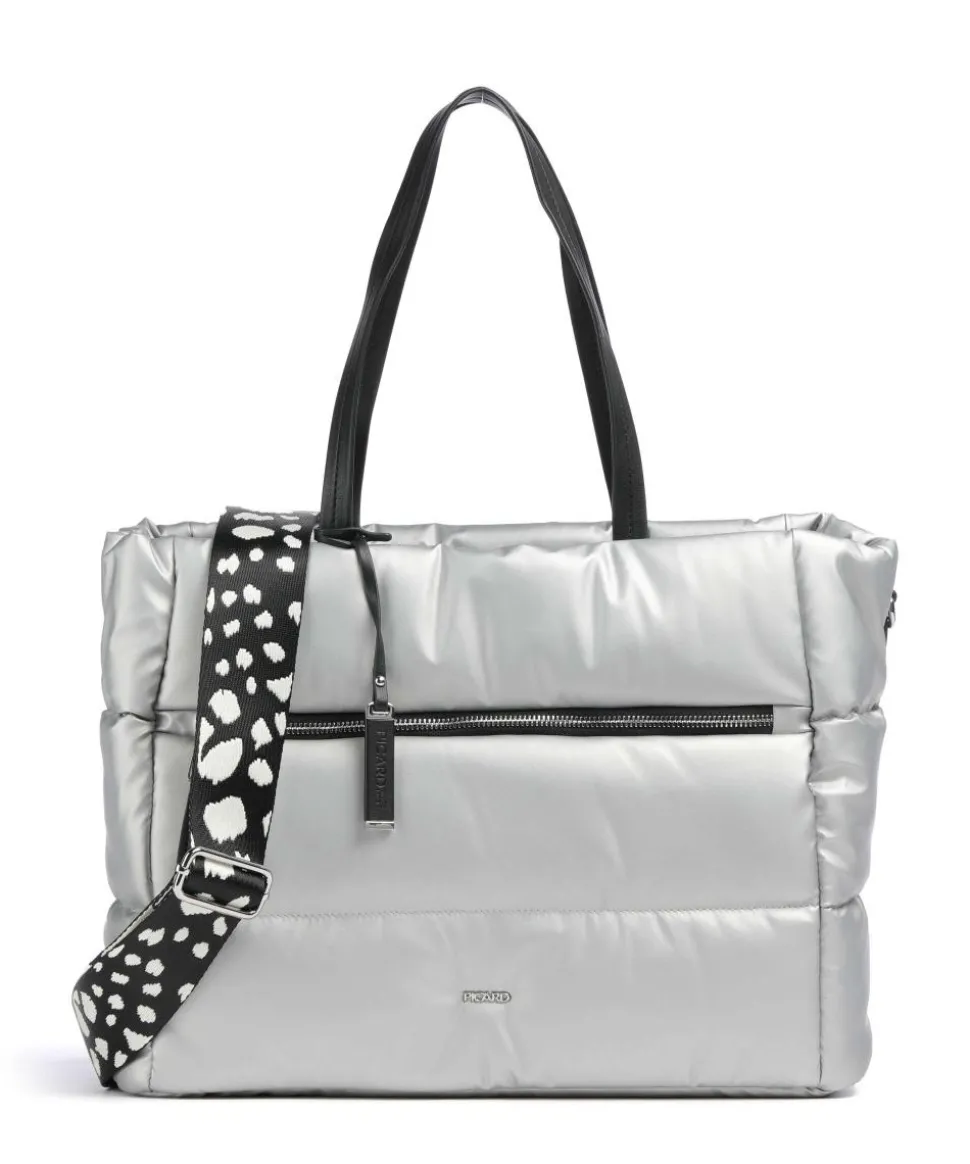 Carezza Shopper Textil silber