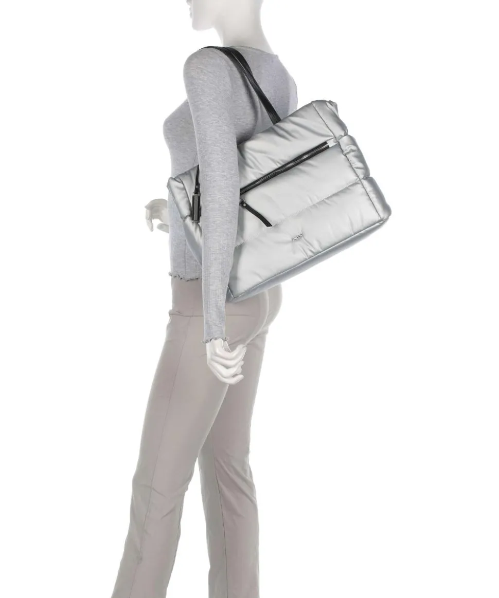 Carezza Shopper Textil silber