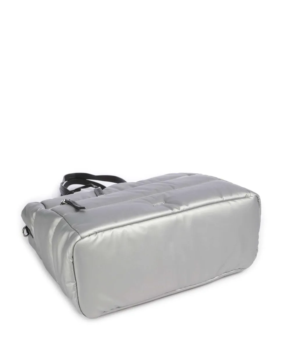 Carezza Shopper Textil silber