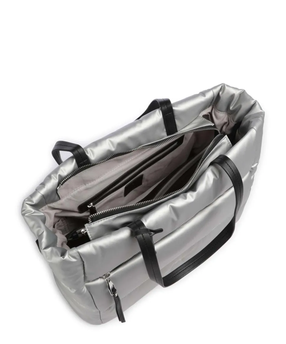 Carezza Shopper Textil silber