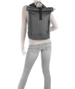 Cargo CAR250 Rolltop Rucksack 14″ Lederimitat dunkelgrau