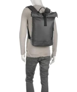 Cargo CAR250 Rolltop Rucksack 14″ Lederimitat dunkelgrau