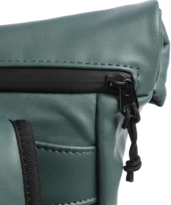Cargo CAR250 Rolltop Rucksack 14″ Lederimitat dunkelgrün