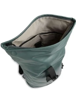 Cargo CAR250 Rolltop Rucksack 14″ Lederimitat dunkelgrün