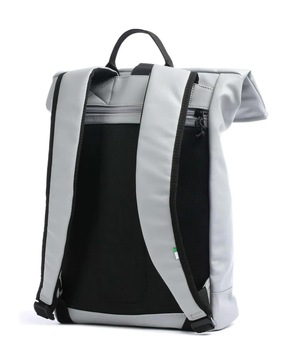 Cargo CAR200 Rolltop Rucksack 14″ Lederimitat hellgrau