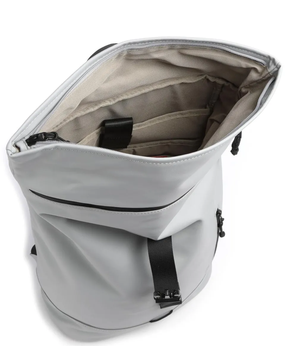 Cargo CAR200 Rolltop Rucksack 14″ Lederimitat hellgrau