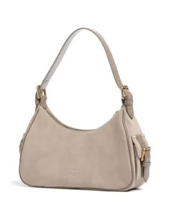 Cargo Classic Schultertasche aufgerautes Rindsleder beige
