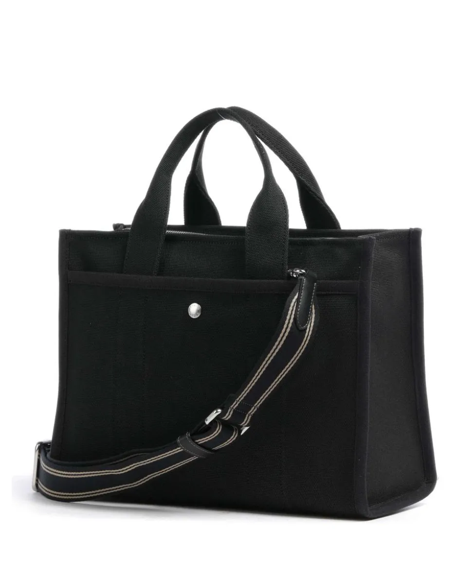 Cargo Handtasche Canvas schwarz