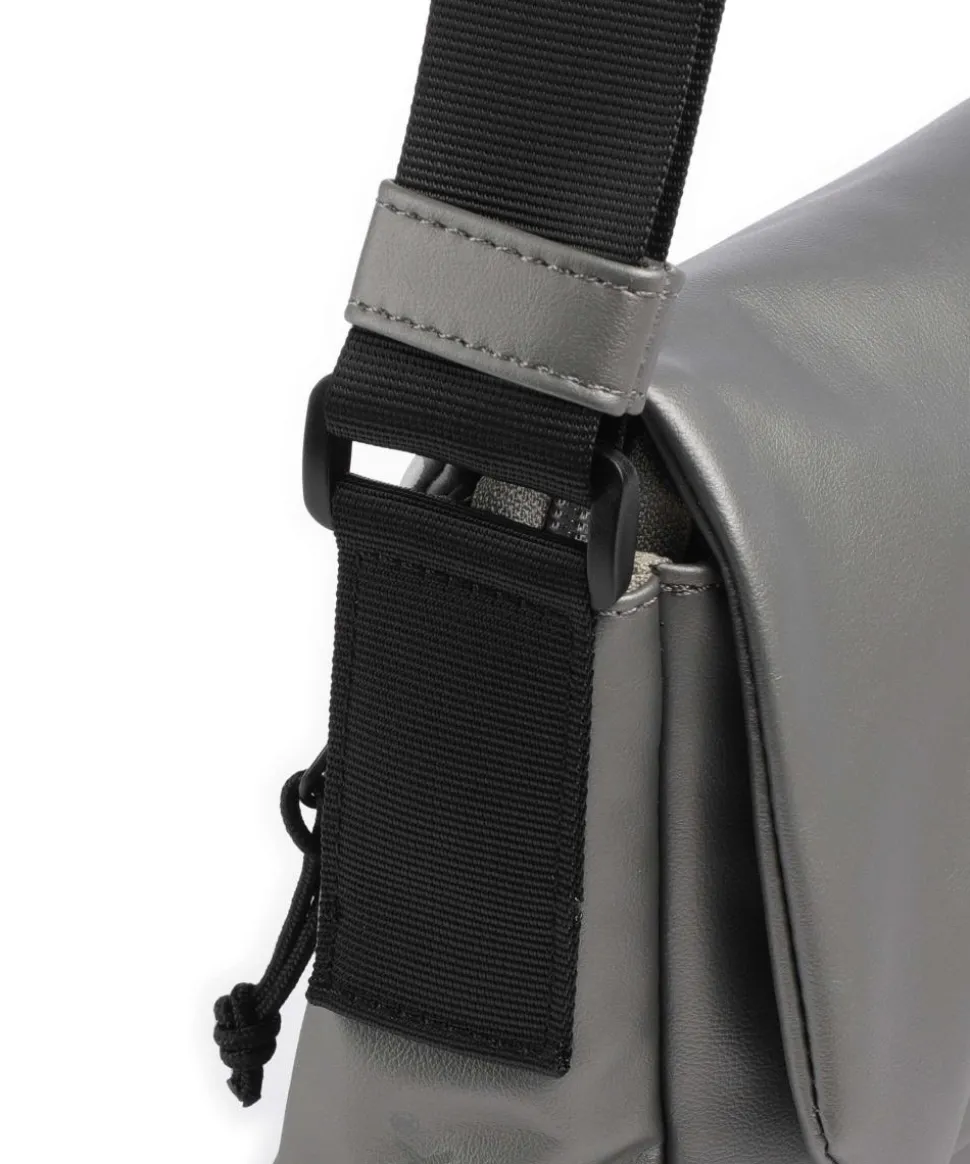 Cargo Kuriertasche Lederimitat grau