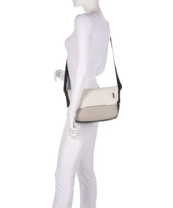 Cargo Kuriertasche Lederimitat beige