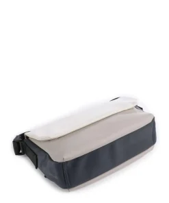 Cargo Kuriertasche Lederimitat beige