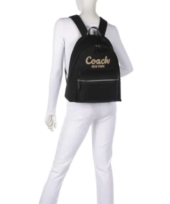 Cargo Rucksack Baumwolle schwarz