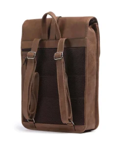 Carisma RFID Rucksack 15″ Leder cognac