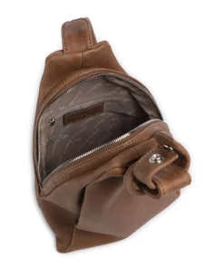 Carisma Rucksack genarbtes Rindsleder braun