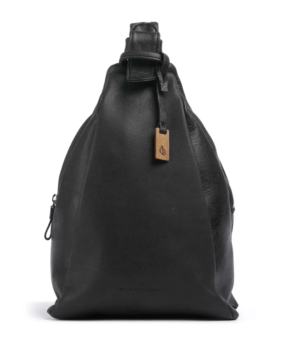 Carisma Rucksack genarbtes Rindsleder schwarz