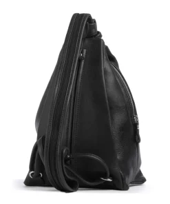 Carisma Rucksack genarbtes Rindsleder schwarz