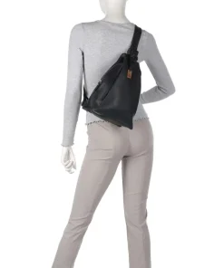 Carisma Rucksack genarbtes Rindsleder schwarz