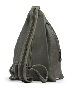 Carisma Rucksack genarbtes Rindsleder khaki