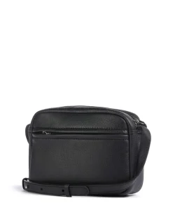 Carisma Umhängetasche genarbtes Rindsleder schwarz