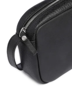 Carisma Umhängetasche genarbtes Rindsleder schwarz