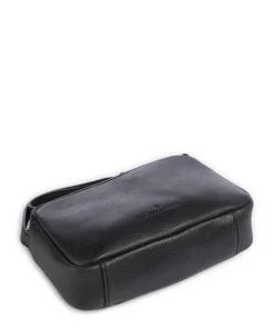 Carisma Umhängetasche genarbtes Rindsleder schwarz