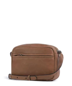 Carisma Umhängetasche genarbtes Rindsleder braun