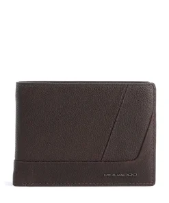 Carl RFID Geldbörse genarbtes Rindsleder dunkelbraun