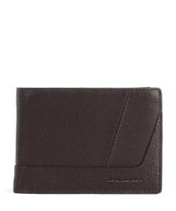 Carl RFID Geldbörse genarbtes Rindsleder dunkelbraun