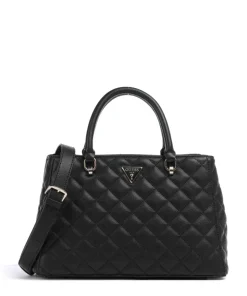 Carly Eco Handtasche Lederimitat schwarz