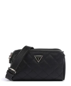 Carly Eco Umhängetasche Lederimitat schwarz