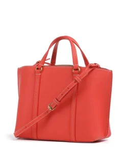 Carrie Classic Handtasche genarbtes Leder orange