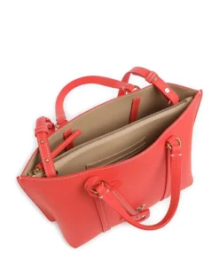 Carrie Classic Handtasche genarbtes Leder orange
