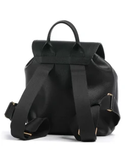 Carrie Rucksack genarbtes Leder schwarz