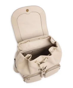 Carrie Rucksack genarbtes Leder natur