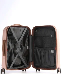 Carrousel Slim Line 4-Rollen Trolley rosa 55 cm