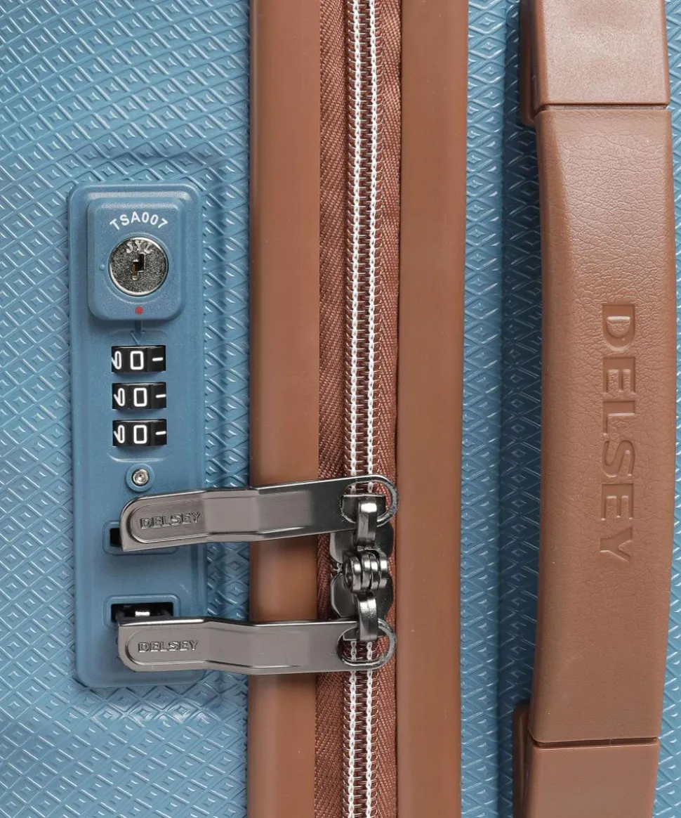 Carrousel Slim Line 4-Rollen Trolley blaugrau 55 cm