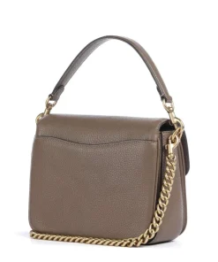 Cassie 19 Umhängetasche genarbtes Leder taupe