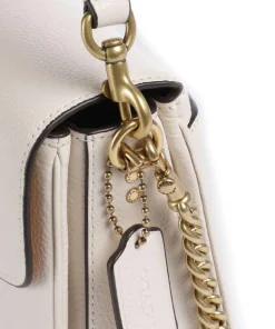 Cassie 19 Umhängetasche genarbtes Leder elfenbein