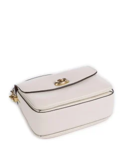 Cassie 19 Umhängetasche genarbtes Leder elfenbein