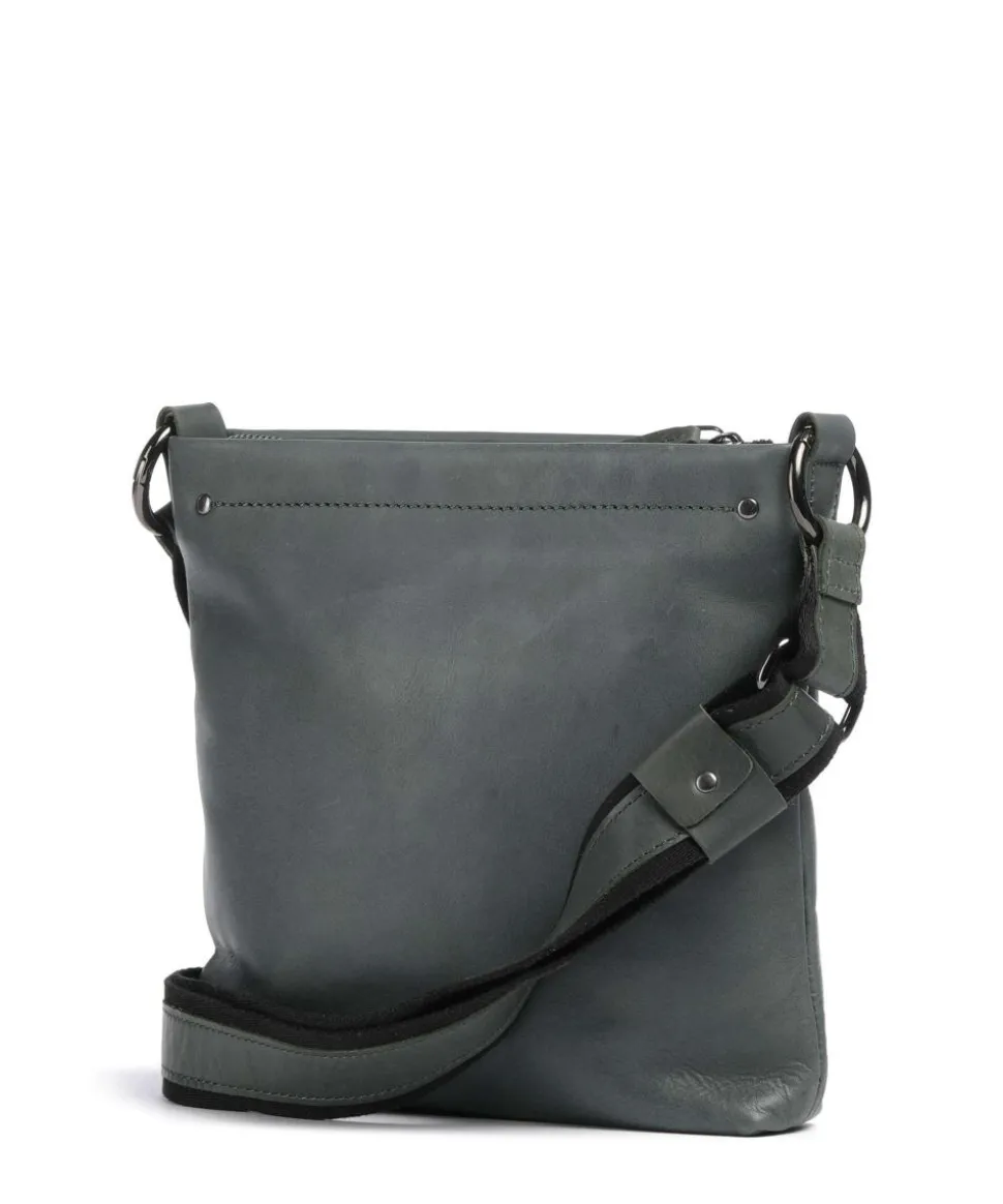 Caugio Umhängetasche fein genarbtes Rindsleder grün