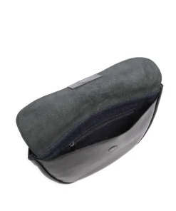 Caugio Umhängetasche fein genarbtes Rindsleder schwarz