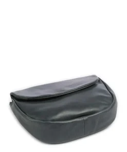 Caugio Umhängetasche fein genarbtes Rindsleder dunkelgrün