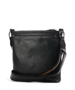 Caugio Umhängetasche fein genarbtes Rindsleder schwarz