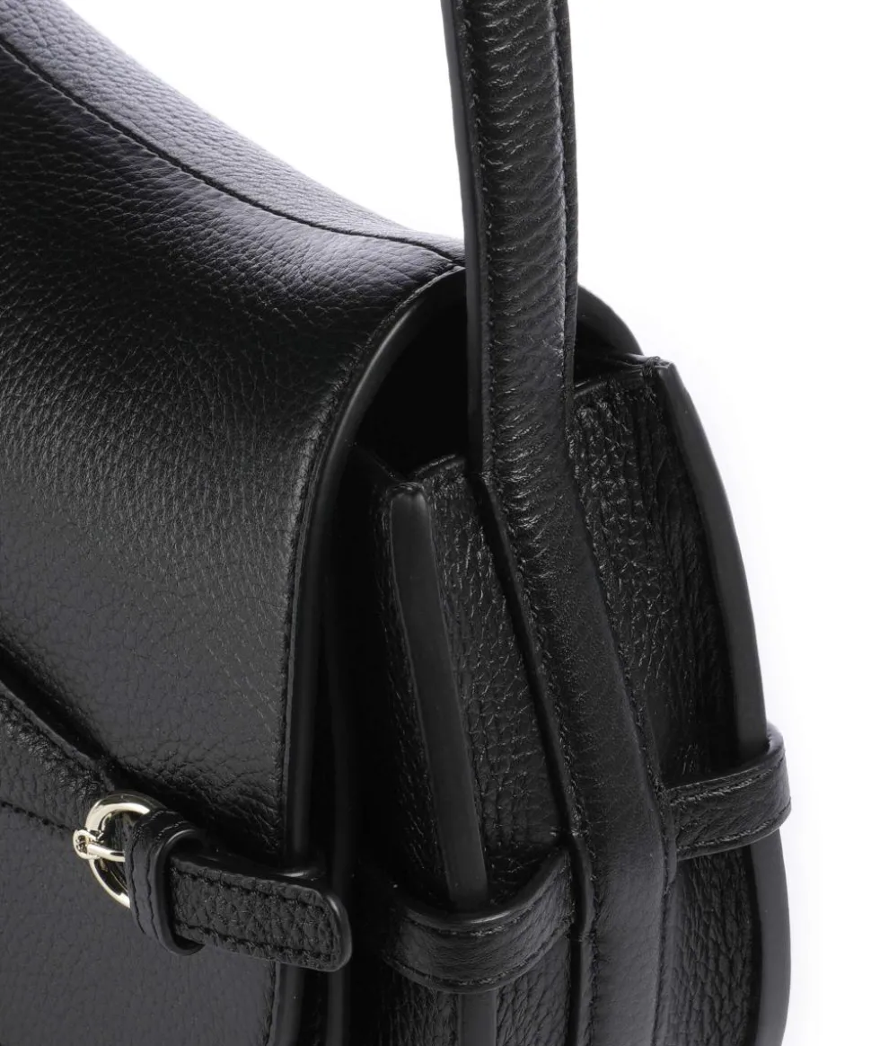 Cavallo S Umhängetasche genarbtes Rindsleder schwarz