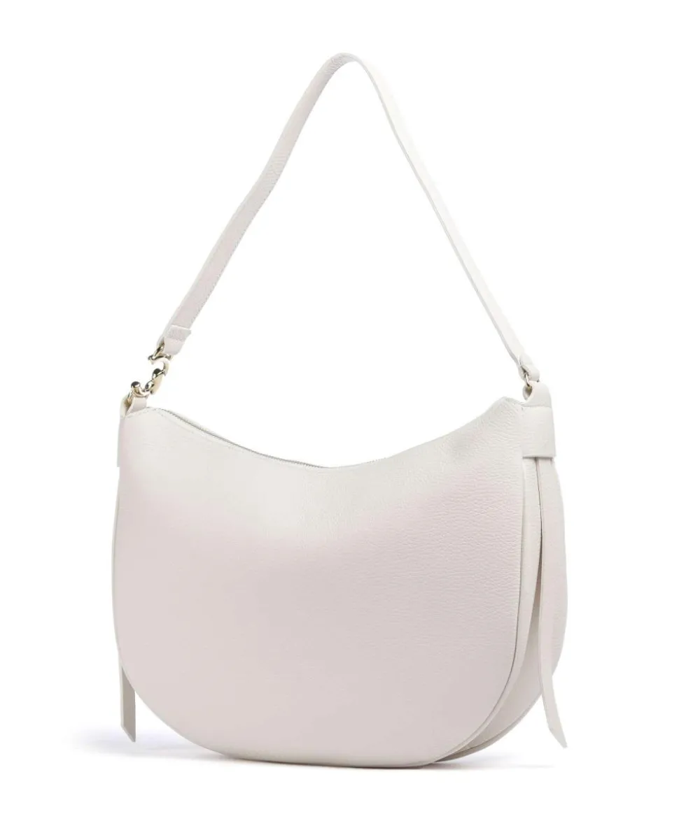 C-Easy Beuteltasche genarbtes Leder weiß