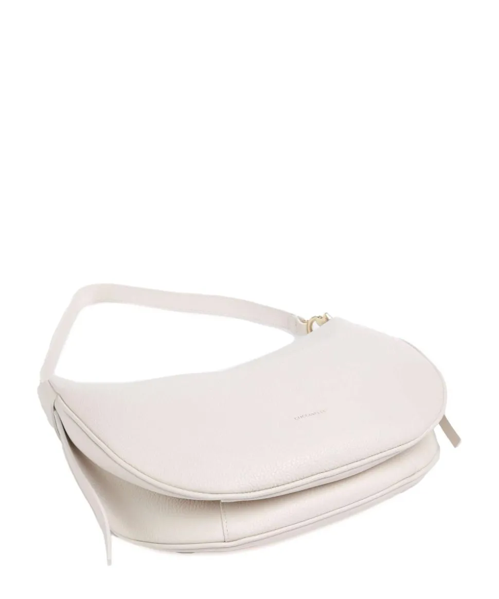 C-Easy Beuteltasche genarbtes Leder weiß