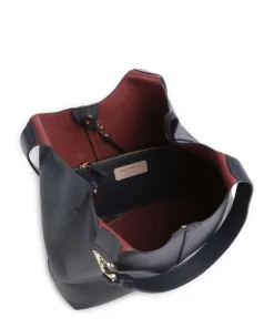 C-Easy Beuteltasche genarbtes Rindsleder navy