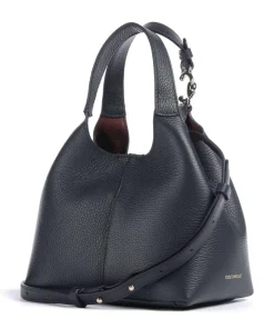 C-Easy Handtasche genarbtes Leder navy